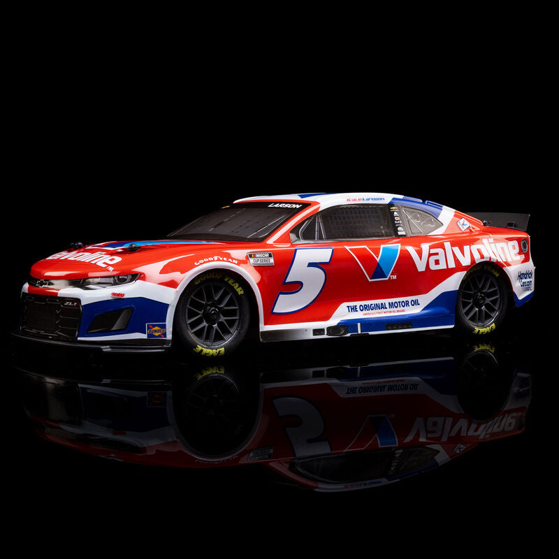 Losi 1/12 NASCAR RC Race Car Kyle Larson No. 5 Valvoline 2025 Chevrolet Camaro ZL1 2S AWD RTR Brushed On-Road (Battery & Charger Included)