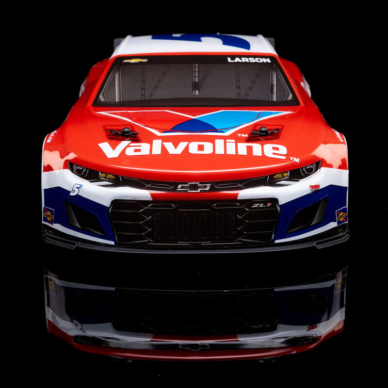 Losi 1/12 NASCAR RC Race Car Kyle Larson No. 5 Valvoline 2025 Chevrolet Camaro ZL1 2S AWD RTR Brushed On-Road (Battery & Charger Included)