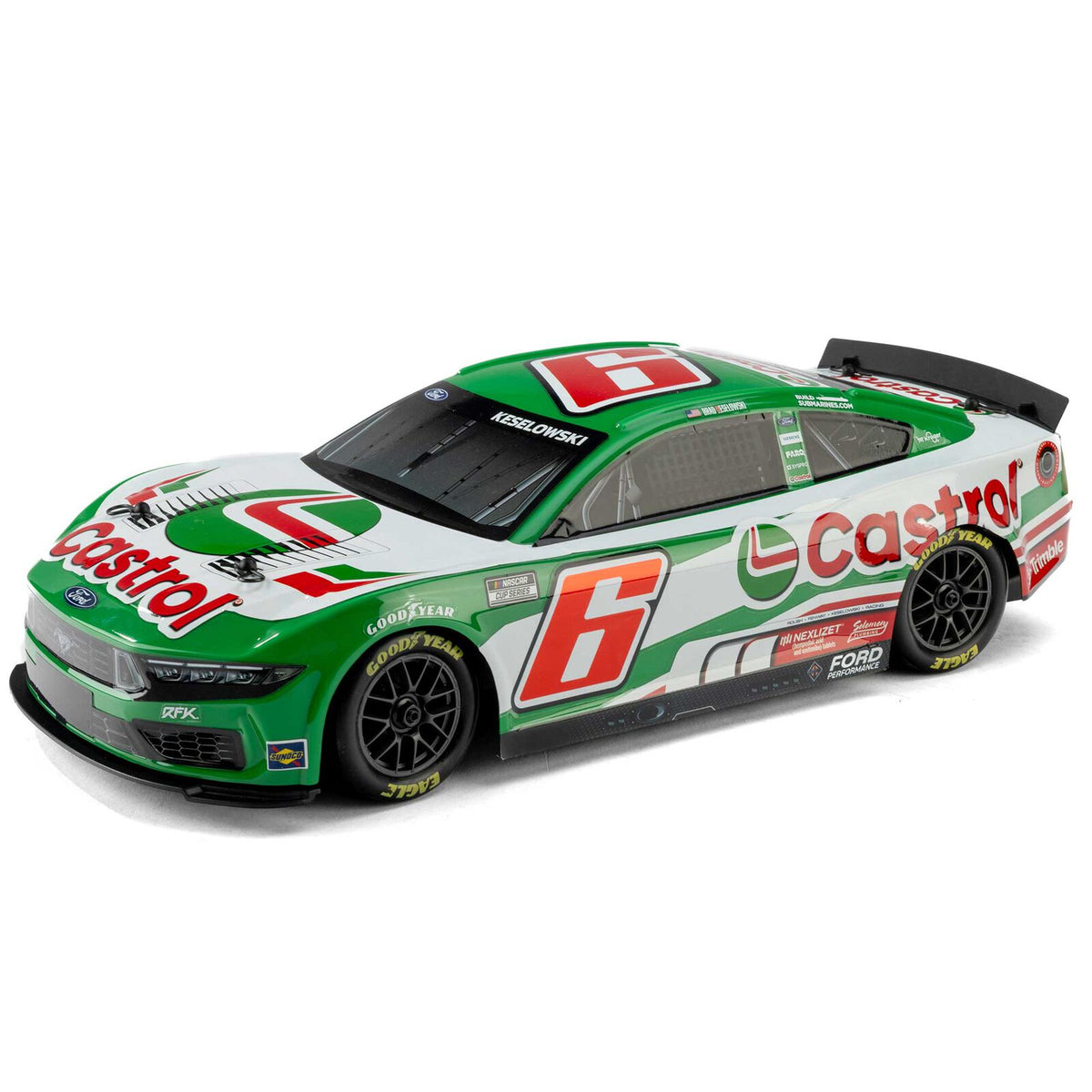 1/12 Losi NASCAR Brad Keselowski No. 6 2026 Castrol Ford Mustang (Battery & Charger Included)