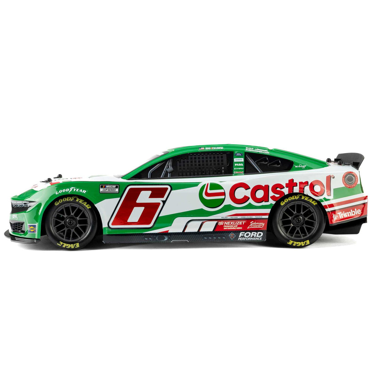1/12 Losi NASCAR Brad Keselowski No. 6 2026 Castrol Ford Mustang (Battery & Charger Included)