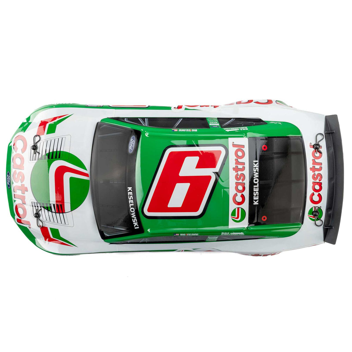 1/12 Losi NASCAR Brad Keselowski No. 6 2026 Castrol Ford Mustang (Battery & Charger Included)
