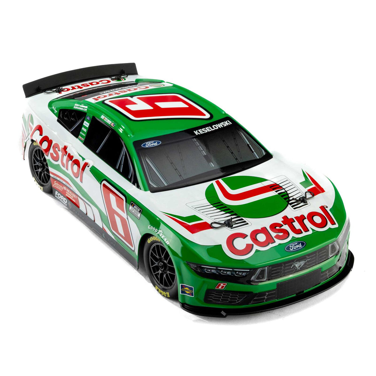 1/12 Losi NASCAR Brad Keselowski No. 6 2026 Castrol Ford Mustang (Battery & Charger Included)
