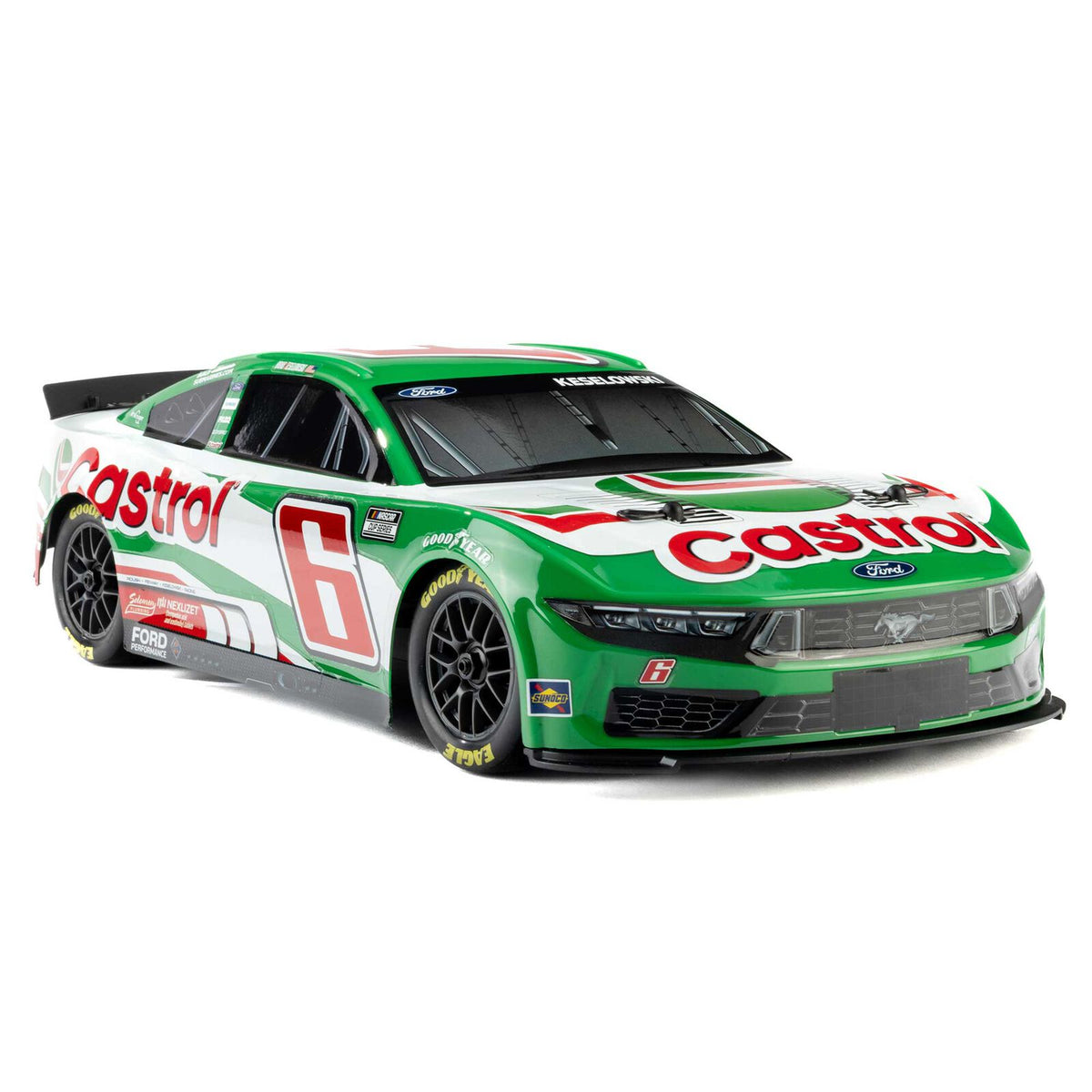 1/12 Losi NASCAR Brad Keselowski No. 6 2026 Castrol Ford Mustang (Battery & Charger Included)