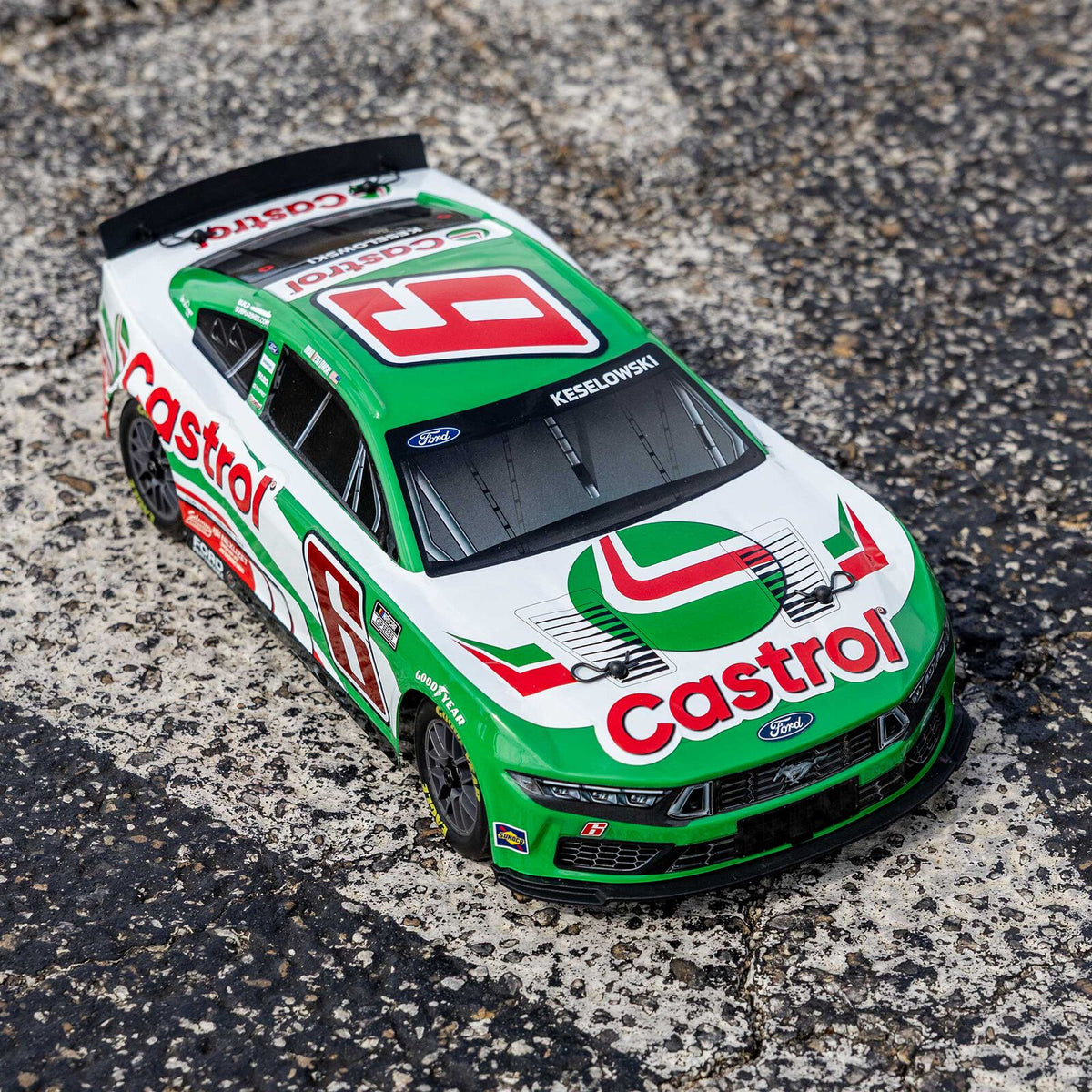 1/12 Losi NASCAR Brad Keselowski No. 6 2026 Castrol Ford Mustang (Battery & Charger Included)