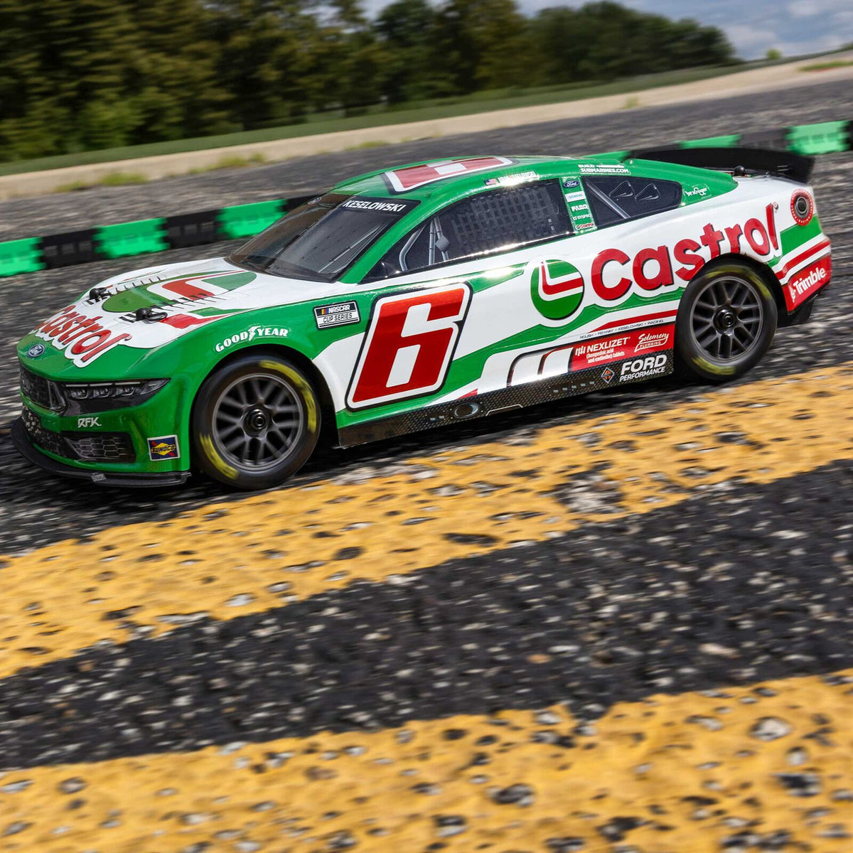 1/12 Losi NASCAR Brad Keselowski No. 6 2026 Castrol Ford Mustang (Battery & Charger Included)