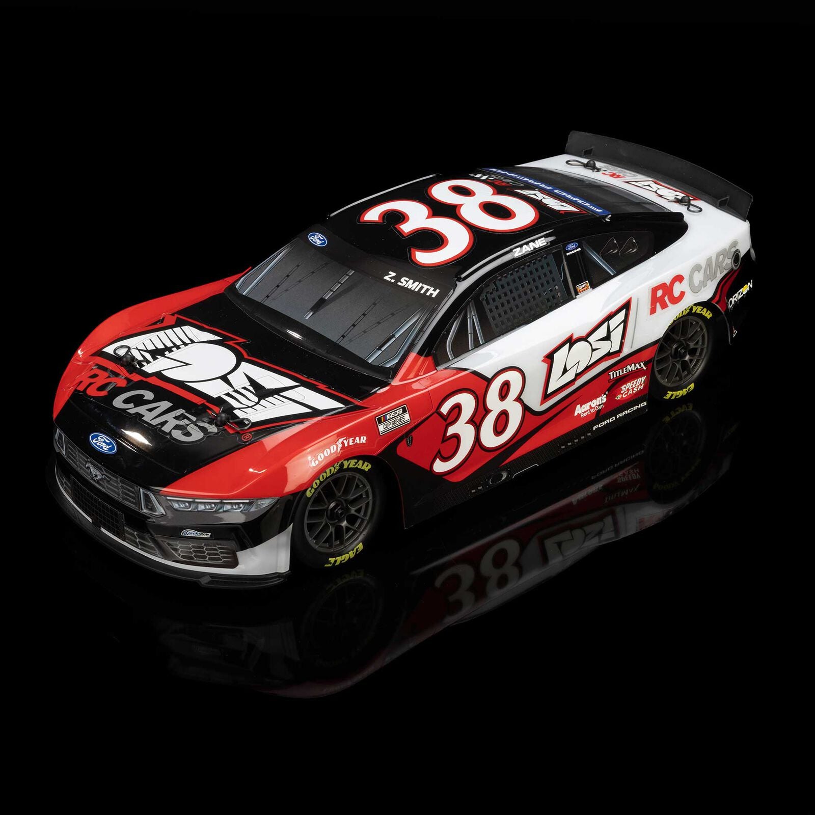 1/12 Losi NASCAR 2026 Zane Smith No. 38 Ford Mustang (Battery & Charger Included)