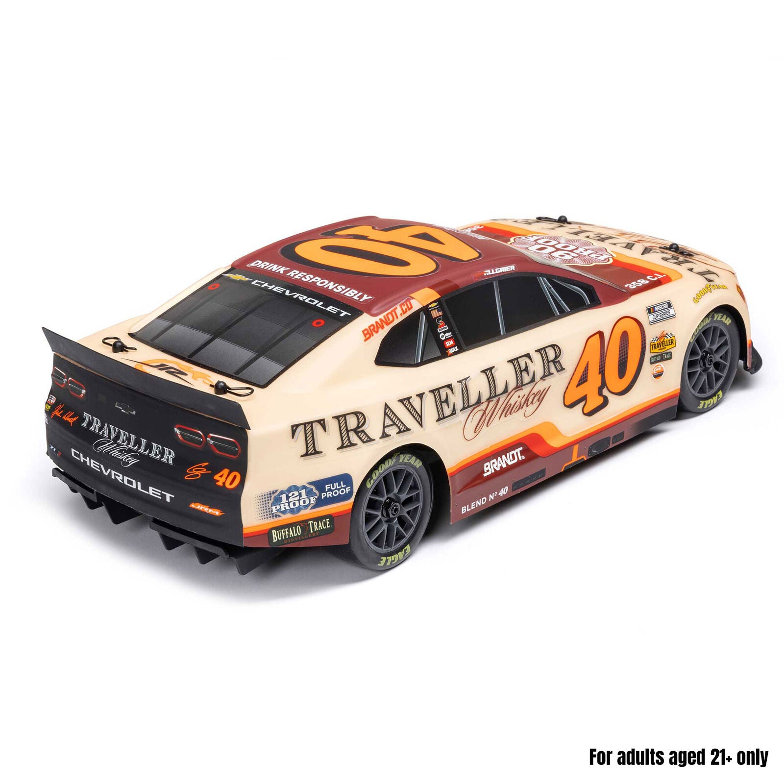 1/12 Losi NASCAR 2026 Justin Allgaier No. 40 Traveller Whiskey (Battery & Charger Included)