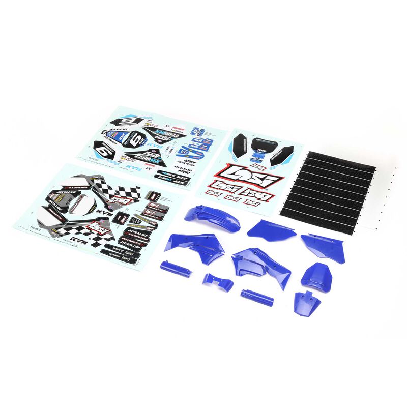 Losi Promoto-MX Plastics with Wraps (Assorted Colors)