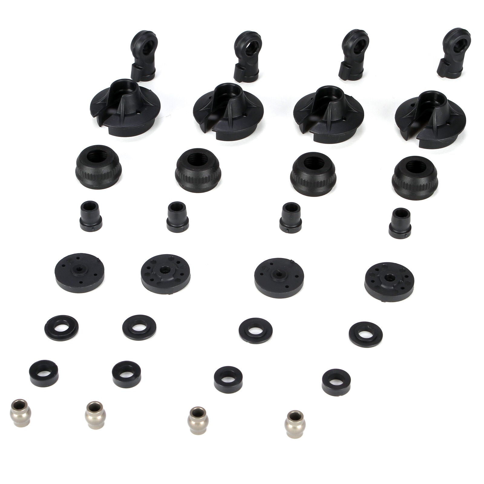 Losi 5IVE-T Shock Plastics & Balls (4)