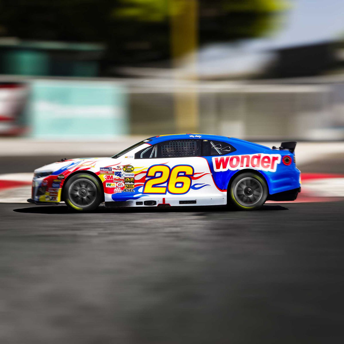 Losi NASCAR #26 Wonder Bread Chevy Camaro ZL1 1/12 2S AWD RTR On-Road Car (Ricky Bobby)