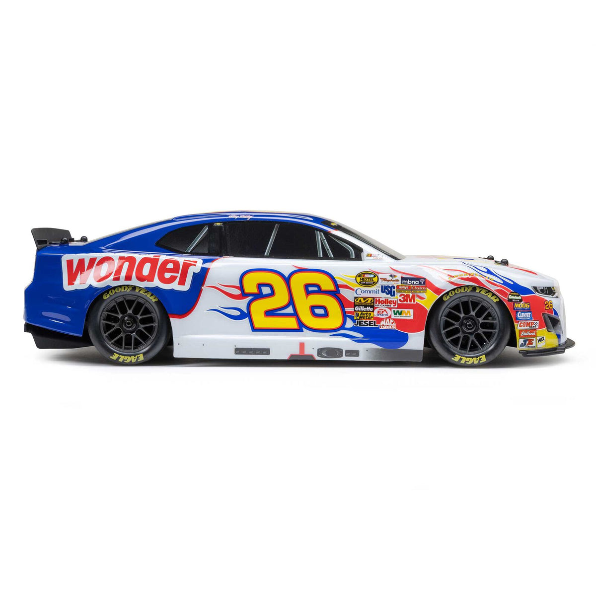 Losi NASCAR #26 Wonder Bread Chevy Camaro ZL1 1/12 2S AWD RTR On-Road Car (Ricky Bobby)