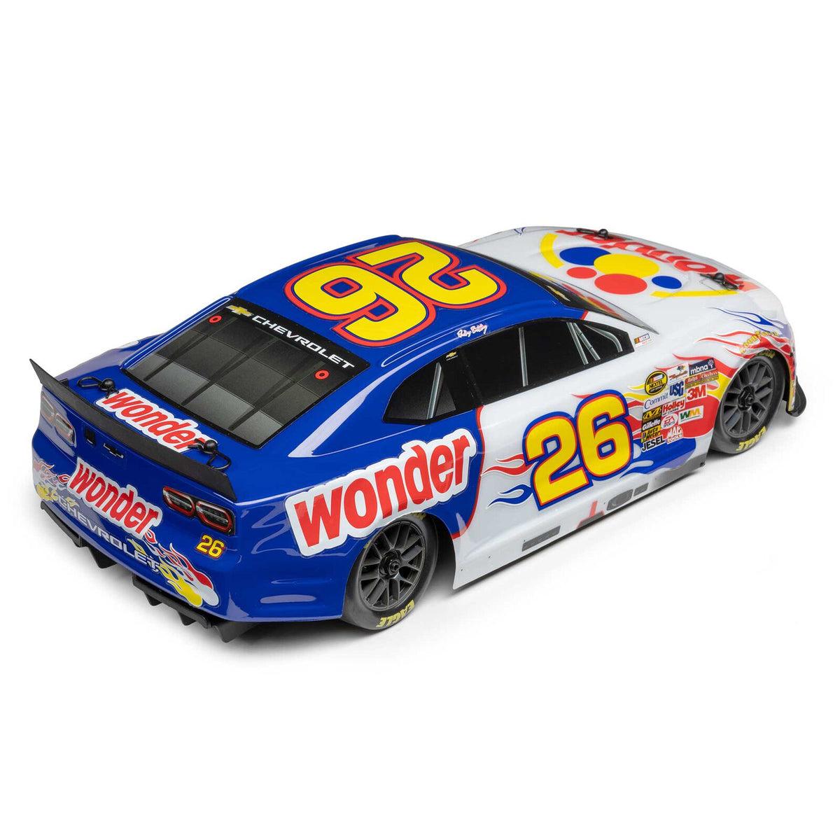 Losi NASCAR #26 Wonder Bread Chevy Camaro ZL1 1/12 2S AWD RTR On-Road Car (Ricky Bobby)