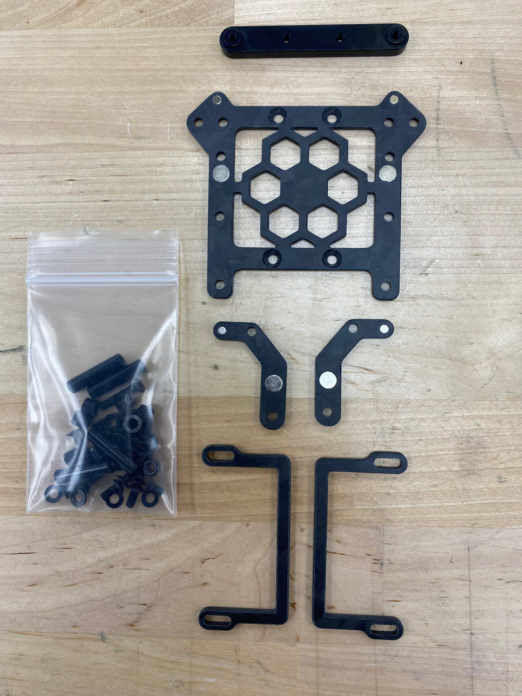 Bingo RC Designs Battery Holder Carbon Fiber Lightweight (Reve D RDX)