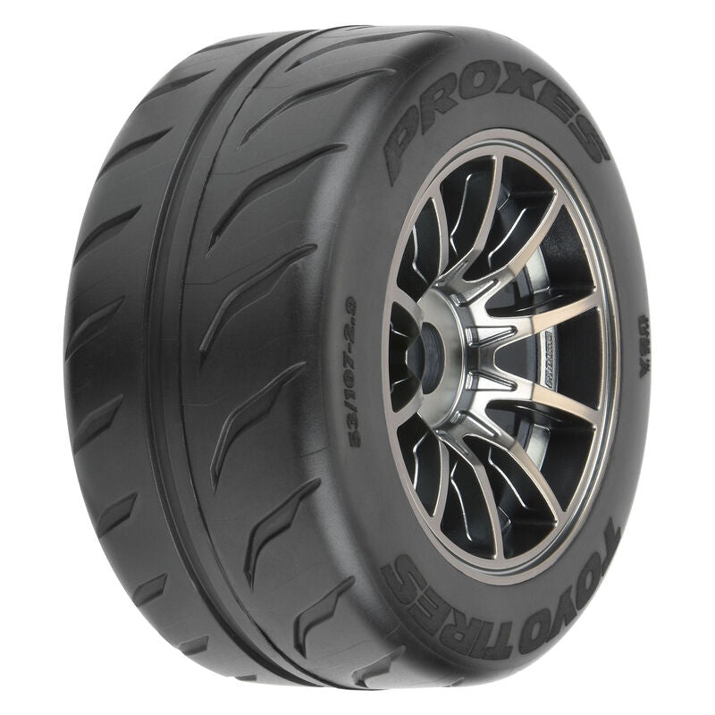 Pro-line 1/7 Toyo Proxes R888R S3 Rear 53/107 2.9" BELTED MTD 17mm Spectre (2)