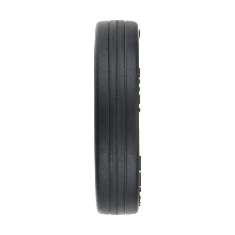 Neumáticos delanteros Pro-line 1/16 Front Runner MTD 8mm Negro/Plata (2): Mini Drag