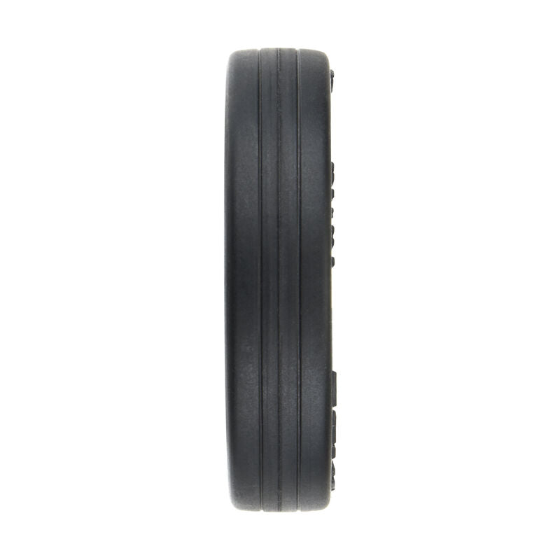 Pro-line 1/16 Front Runner Front Tires MTD 8mm Black/Silver (2): Mini Drag