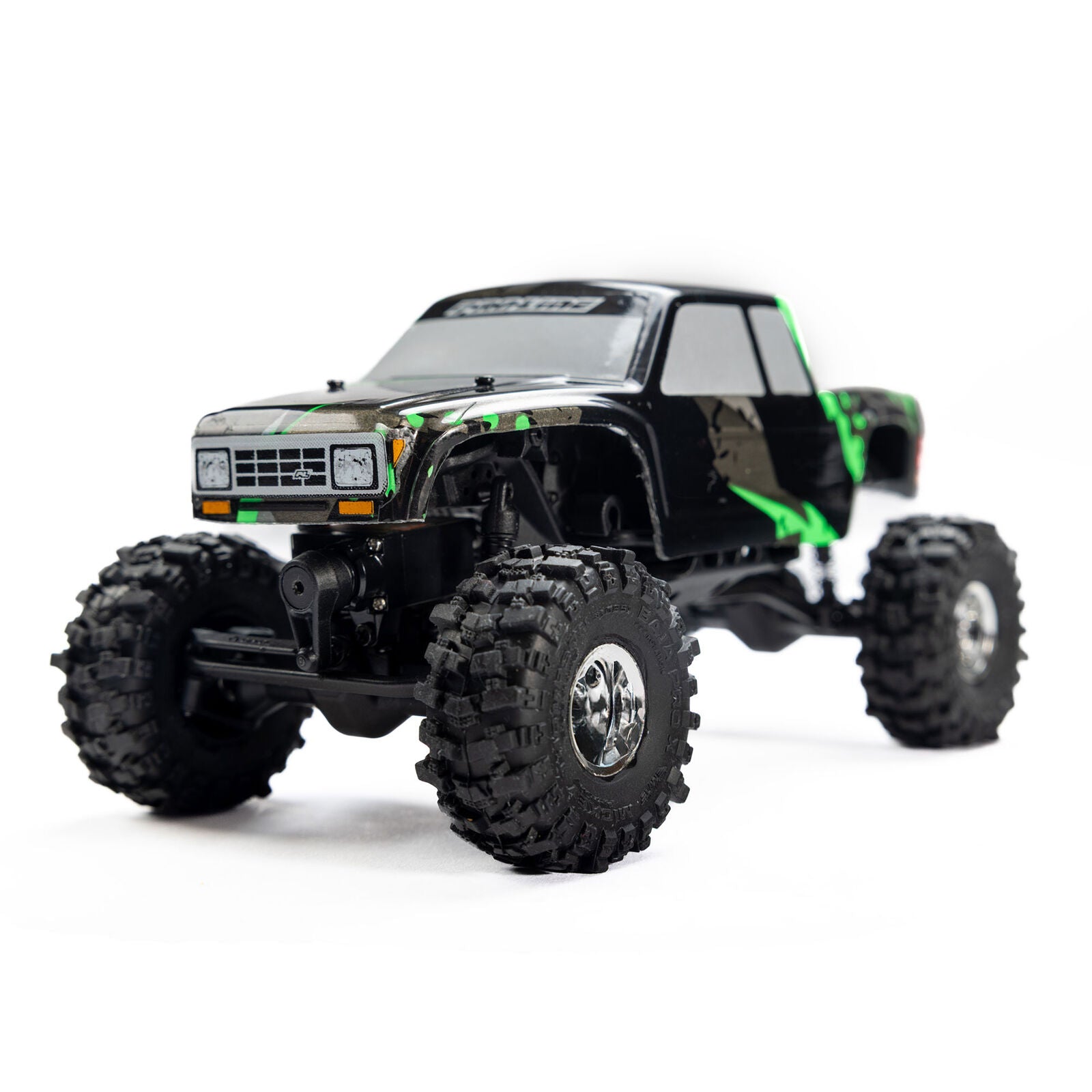 Proline 1/30 Baja Pro X Front/Rear Mounted Chrome Beast Tires (4): Axial SCX30