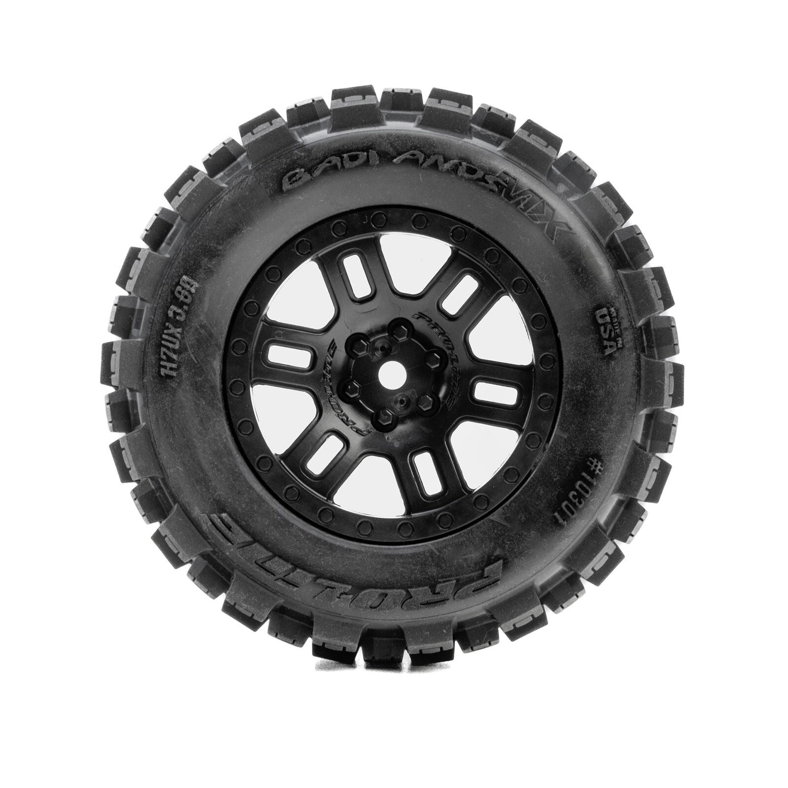 Pro-Line Badlands Front/Rear Tires MTD 12mm Black Split Six (2): ARRMA MINI KRATON
