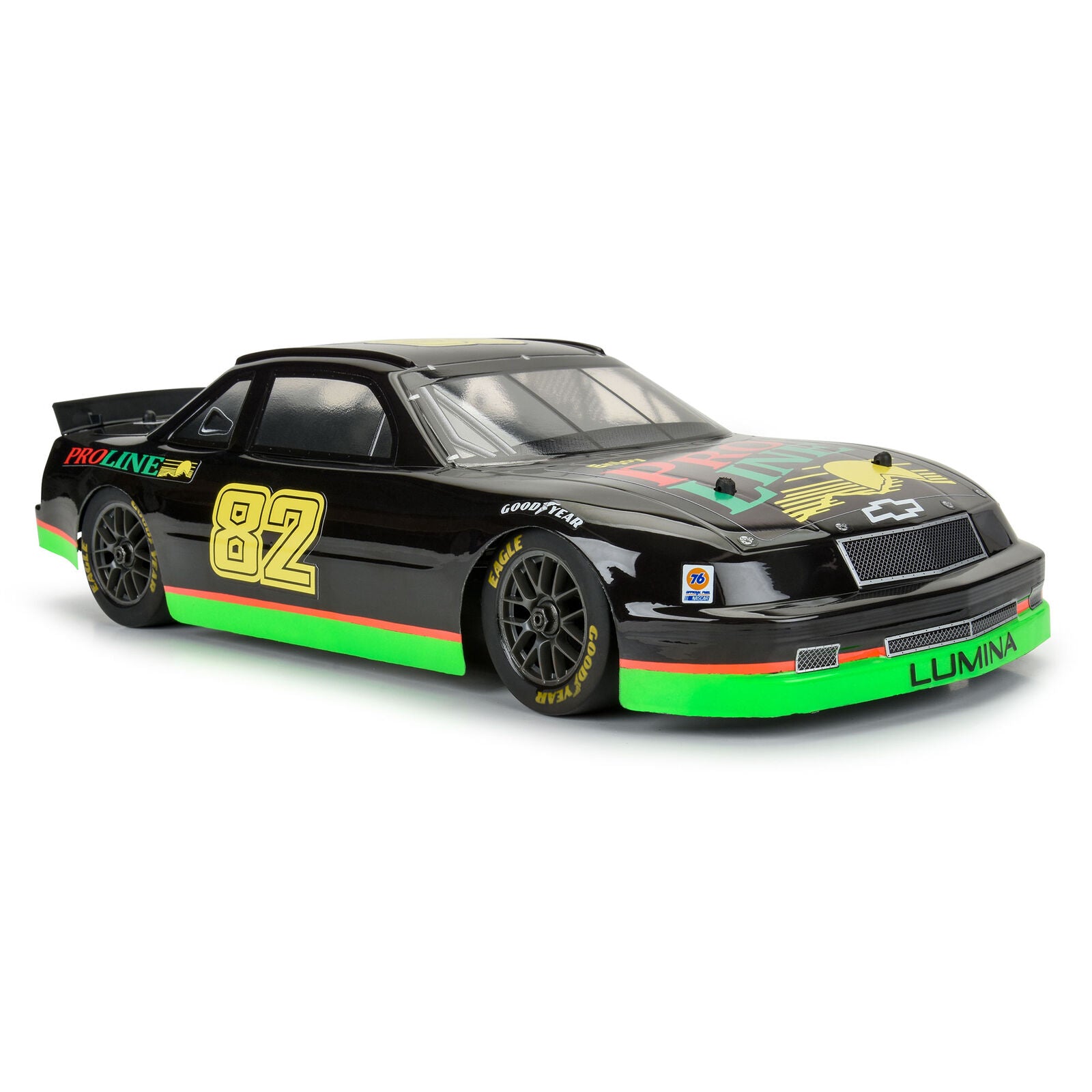 Pro-Line 1/12 Goodyear Eagle Soft Tire F/R MTD Gray Wheels (4): Losi NASCAR