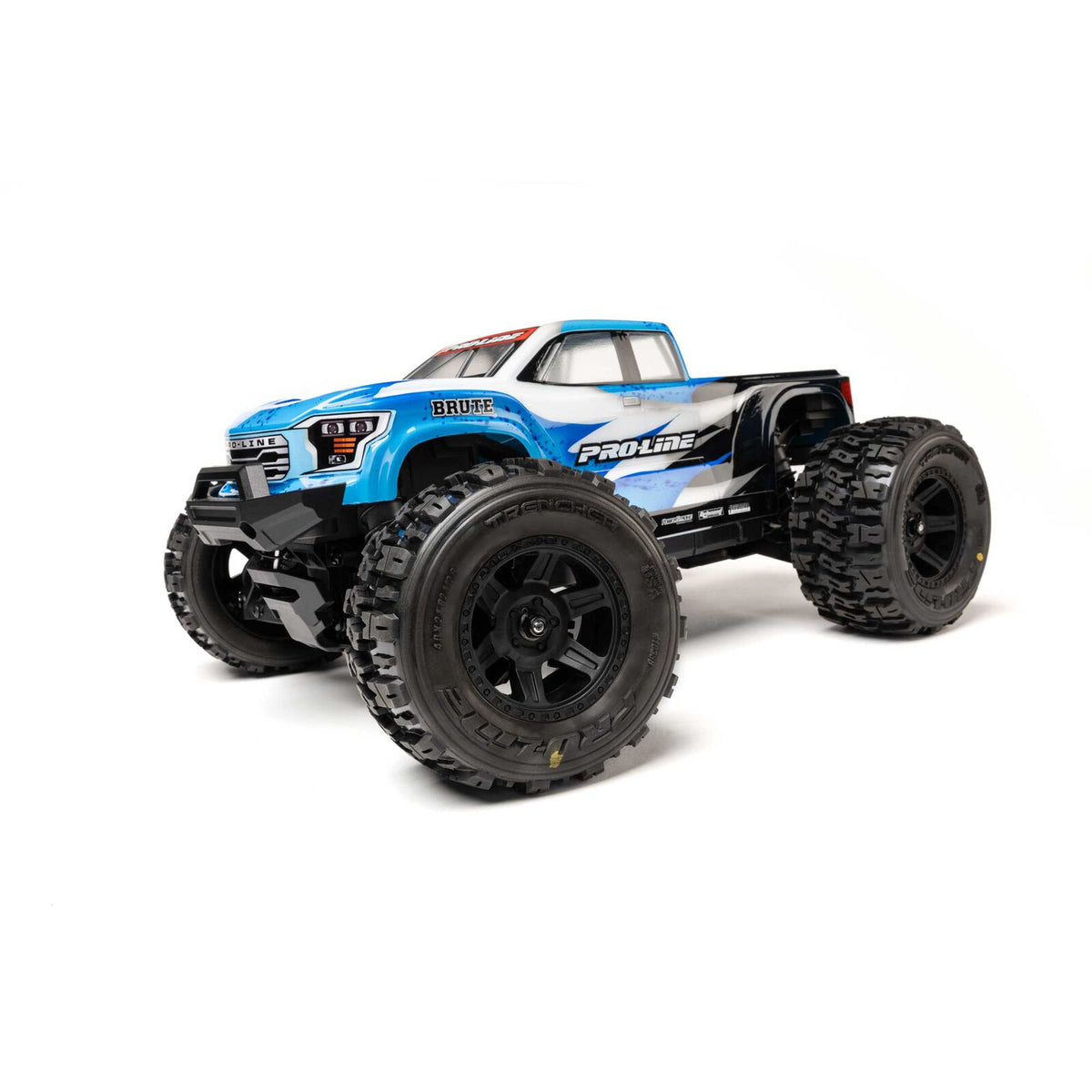 Pro-Line Racing 1/16 Trencher Front/Rear Tires Mounted Desperado 2.0 Wheels, 12mm Hex, Black (2): Traxxas Mini Maxx