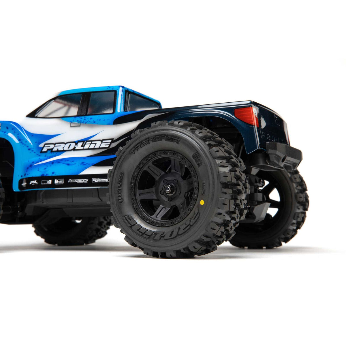 Pro-Line Racing 1/16 Trencher Front/Rear Tires Mounted Desperado 2.0 Wheels, 12mm Hex, Black (2): Traxxas Mini Maxx
