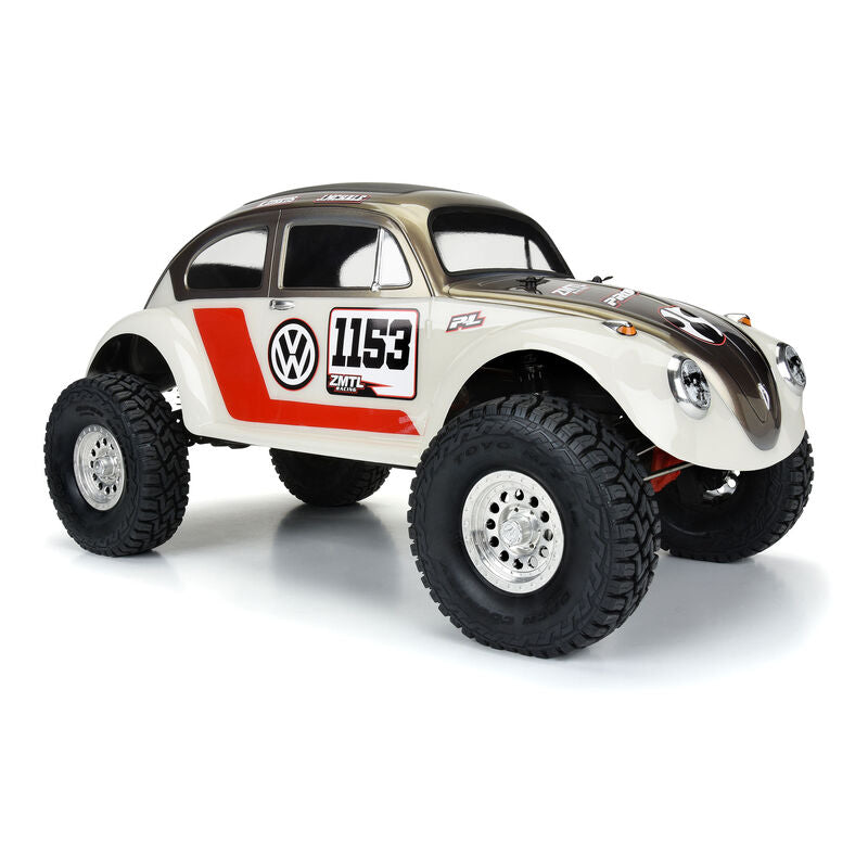 Pro-Line 1/10 Volkswagen Beetle Clear Body 12.3" (313mm) Distancia entre ejes Crawlers