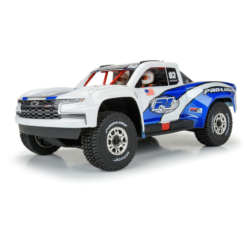 Pro-Line 1/16 Pre-Cut 2019 Chevy Silverado Trophy Truck Clear Body: GROM