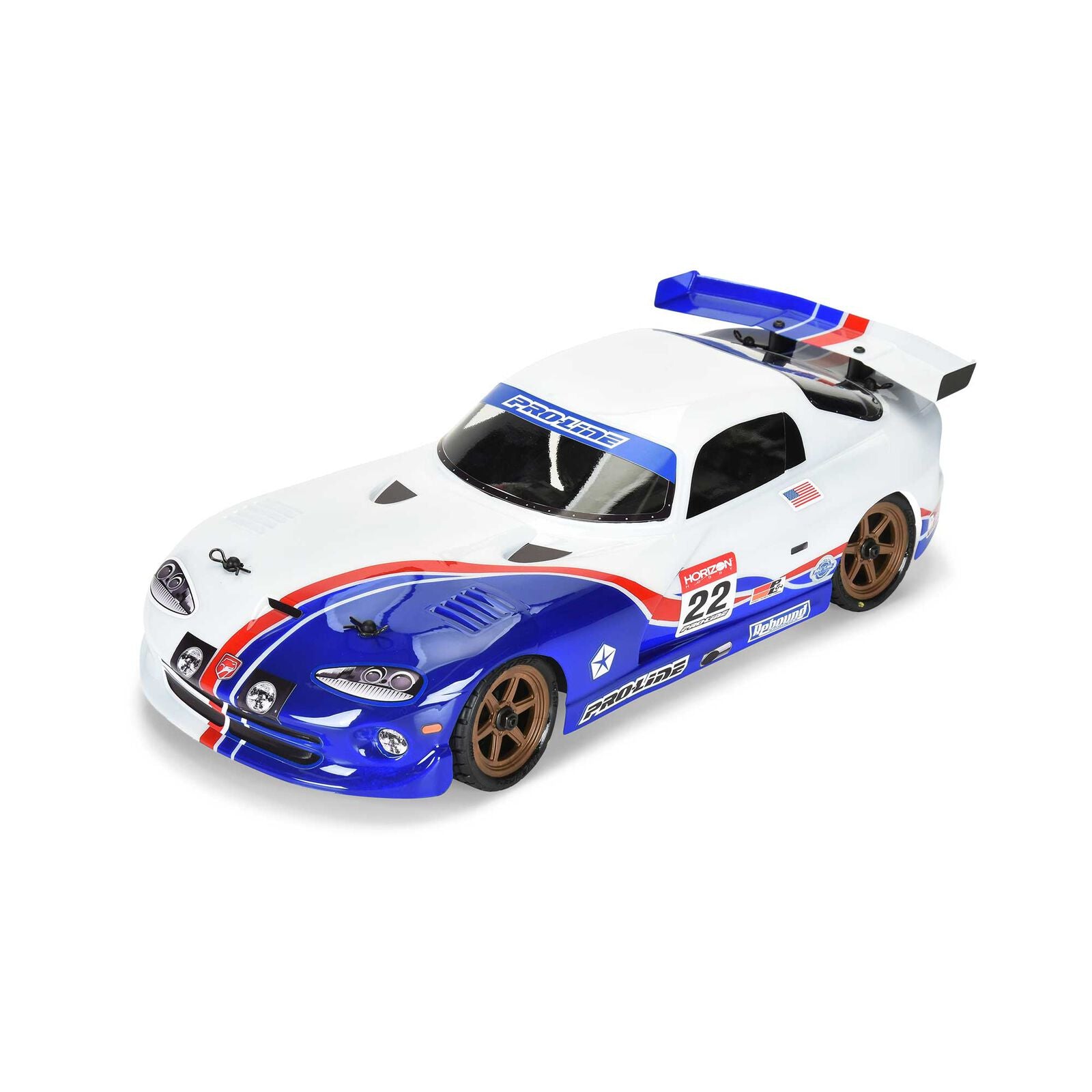 Pro-Line 1/12 Pre-Cut 2002 Dodge Viper GTS Clear Body: Losi Grom Racecar