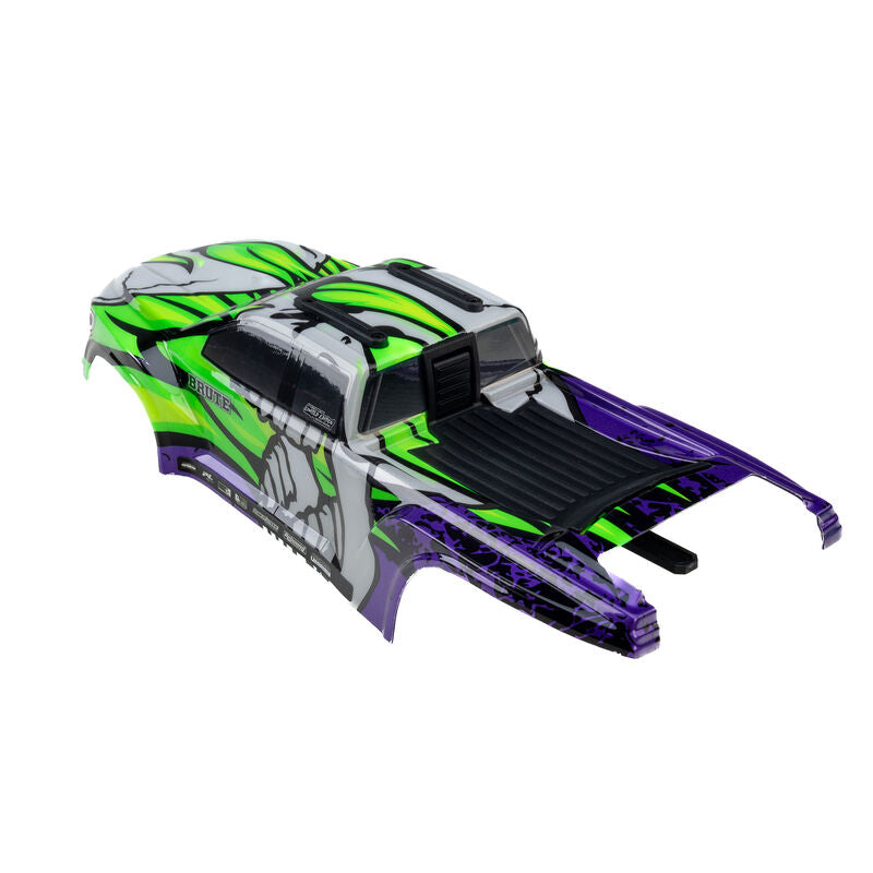 1/16 Limited Edition Pre-Cut/Pre-Painted Brute Body Ghostfire with Clipless System: ARRMA MINI KRATON