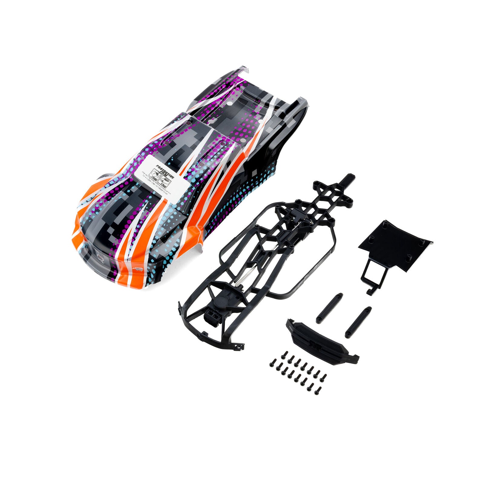 Pro-Line 1/16 Limited Edition Pre-Cut/Pre-Painted Brute Digi Body with Clipless System: ARRMA MINI KRATON
