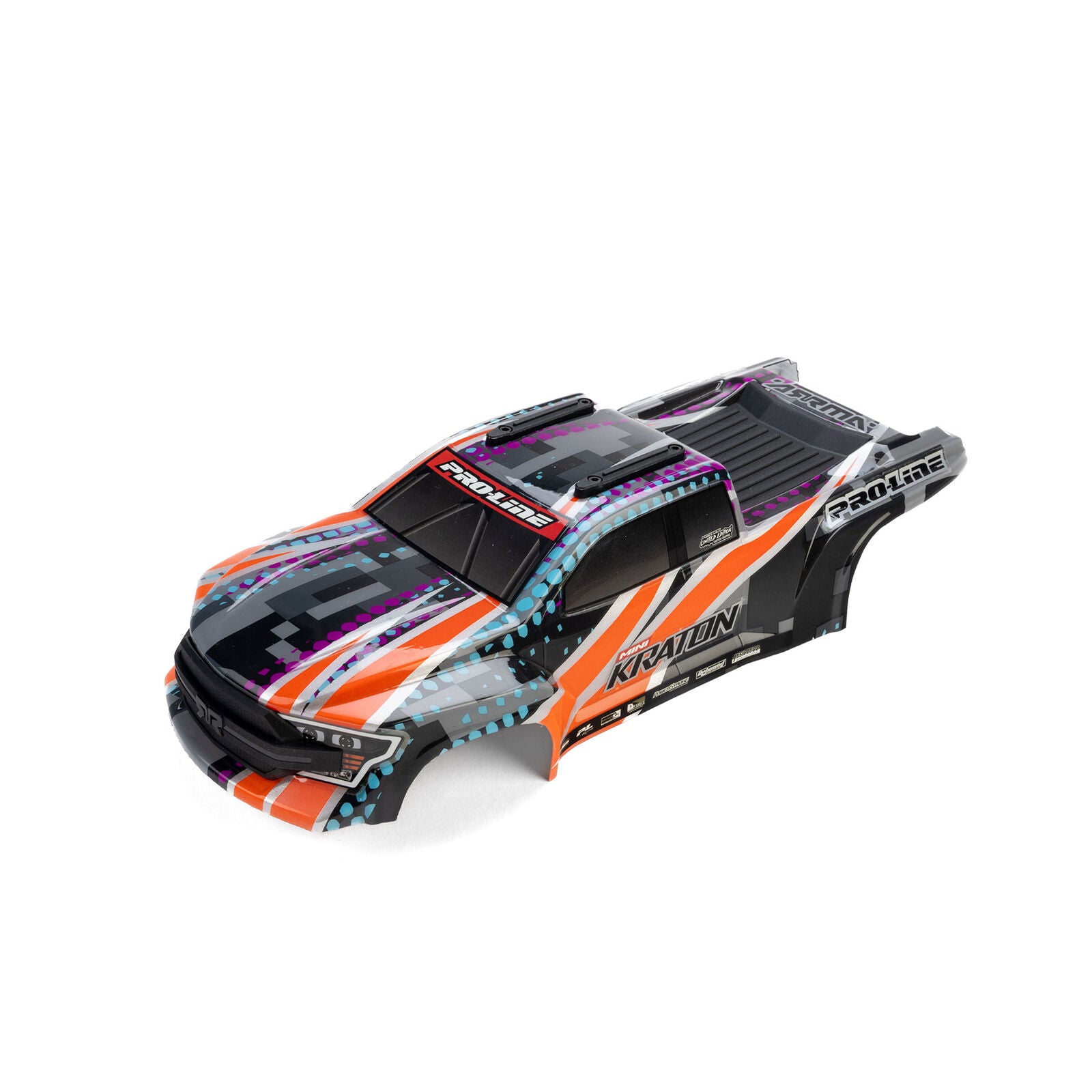 Pro-Line 1/16 Limited Edition Pre-Cut/Pre-Painted Brute Digi Body with Clipless System: ARRMA MINI KRATON