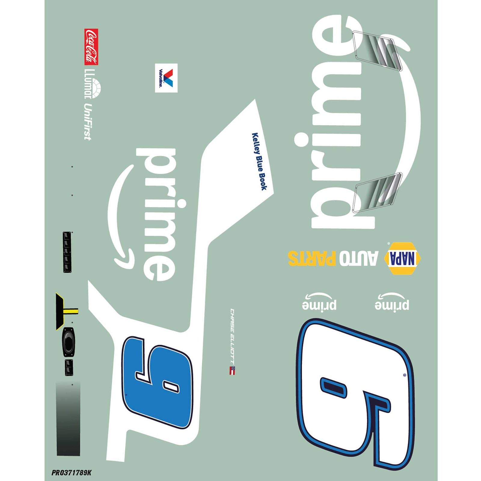 Pro-Line Limited Edition 1/12 Pre-Painted Chase Elliott #9 Amazon Prime 2025 Body: NASCAR GROM