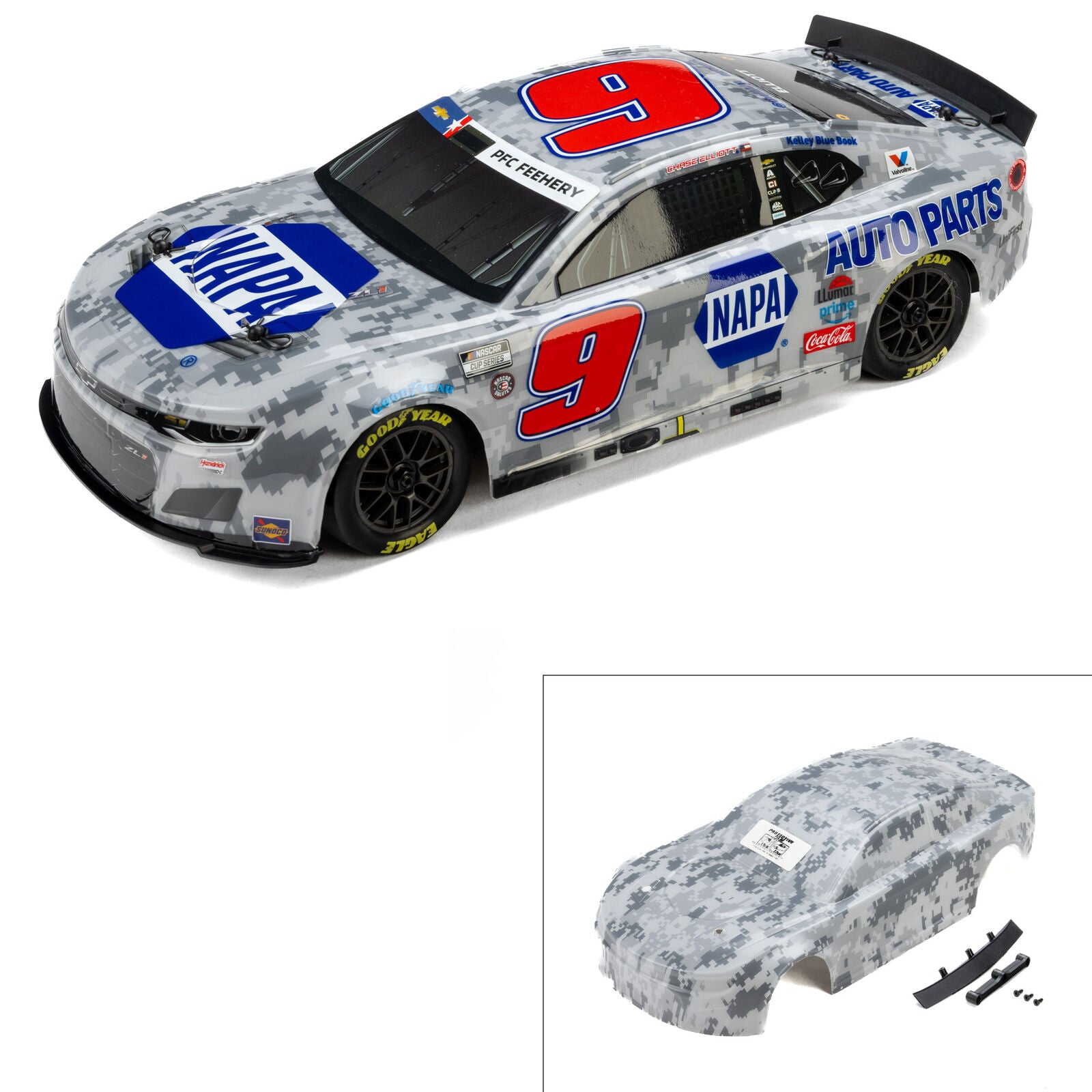 Pro-Line Racing Limited Edition Elliott #9 NAPA Charlotte 2025 Body: Losi NASCAR