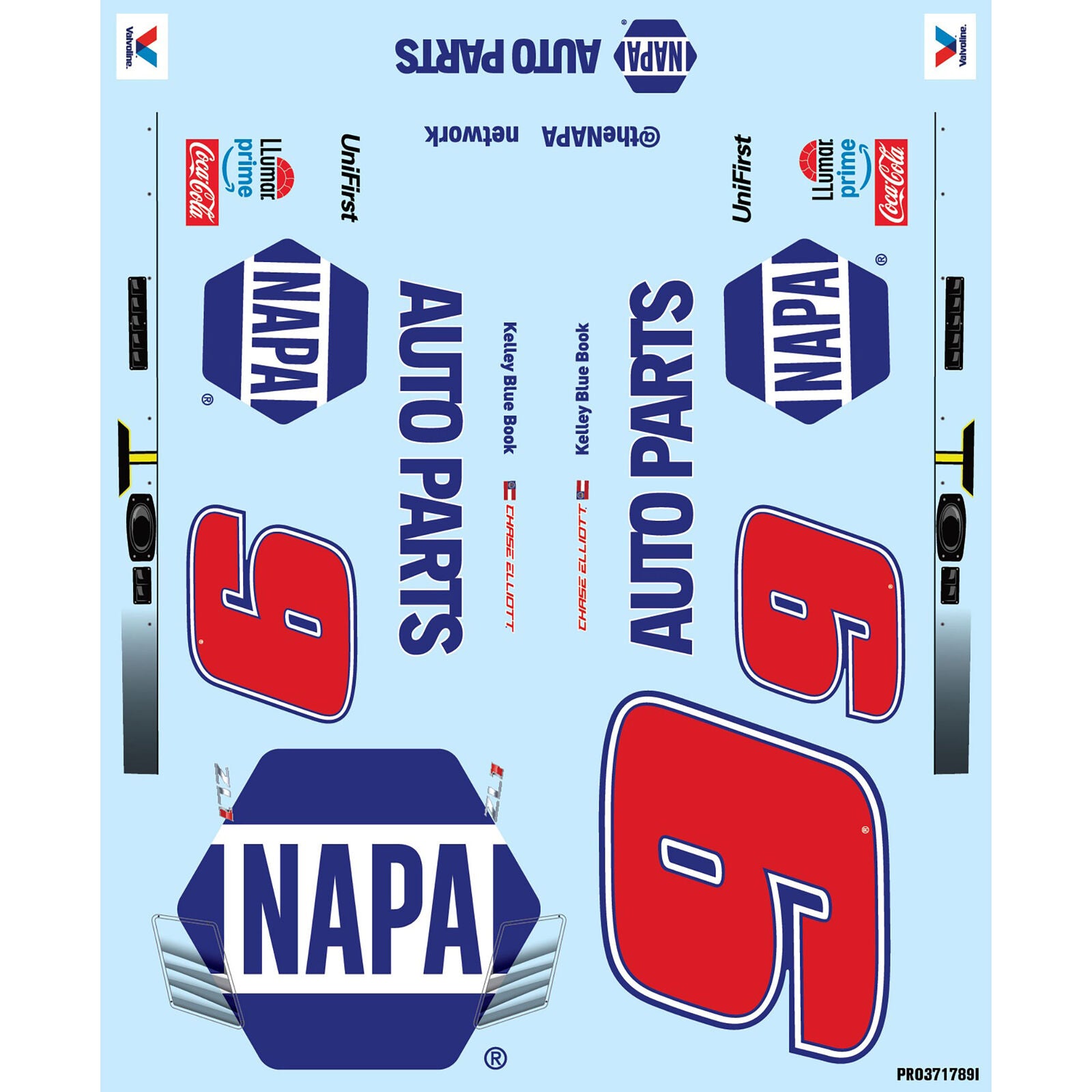 Pro-Line Racing Limited Edition Elliott #9 NAPA Charlotte 2025 Body: Losi NASCAR