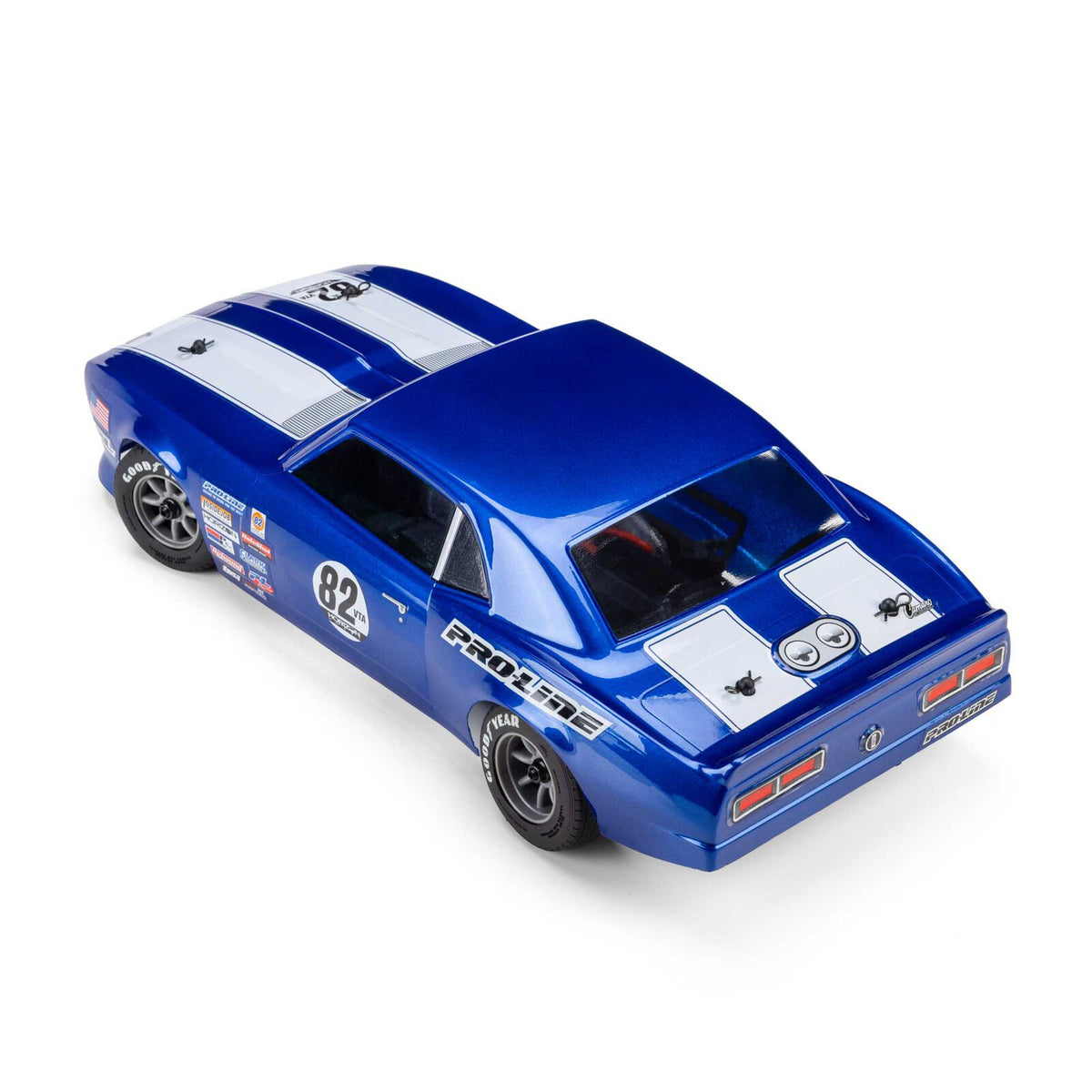 Pro-Line Racing 1/12 Pre-Cut 1968 Chevy Camaro Clear VTA Body: Losi NASCAR® Race Car
