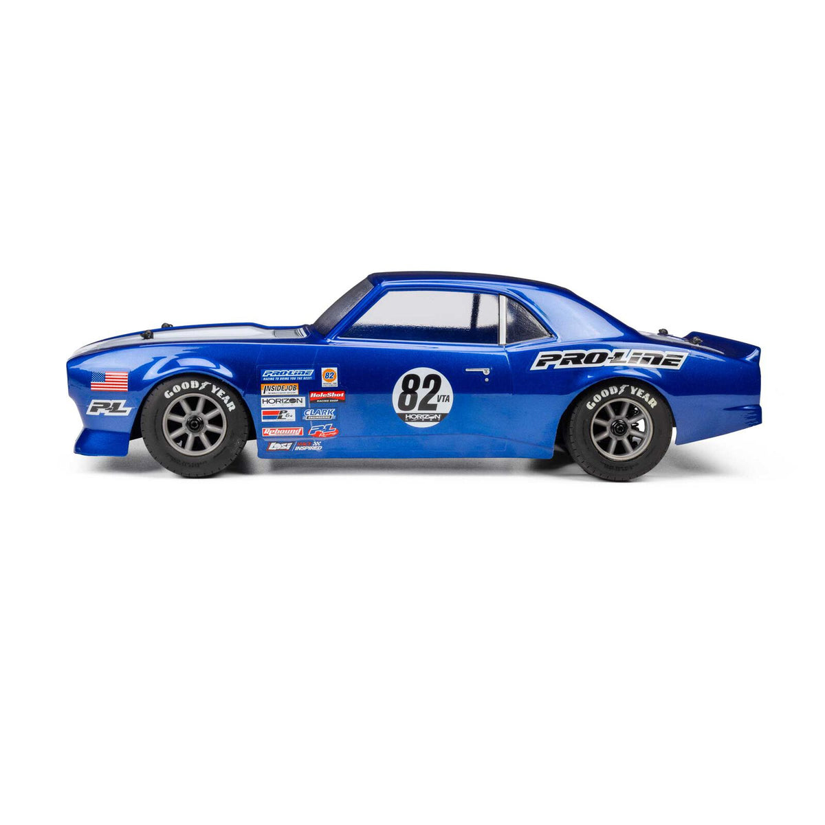 Pro-Line Racing 1/12 Pre-Cut 1968 Chevy Camaro Clear VTA Body: Losi NASCAR® Race Car