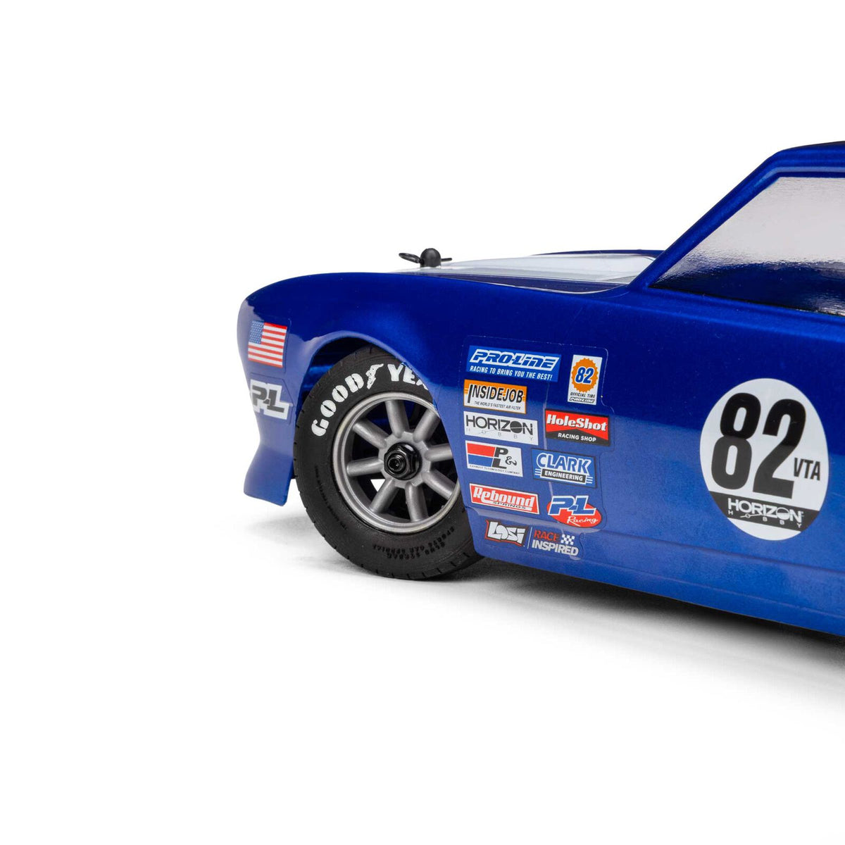 Pro-Line Racing 1/12 Pre-Cut 1968 Chevy Camaro Clear VTA Body: Losi NASCAR® Race Car