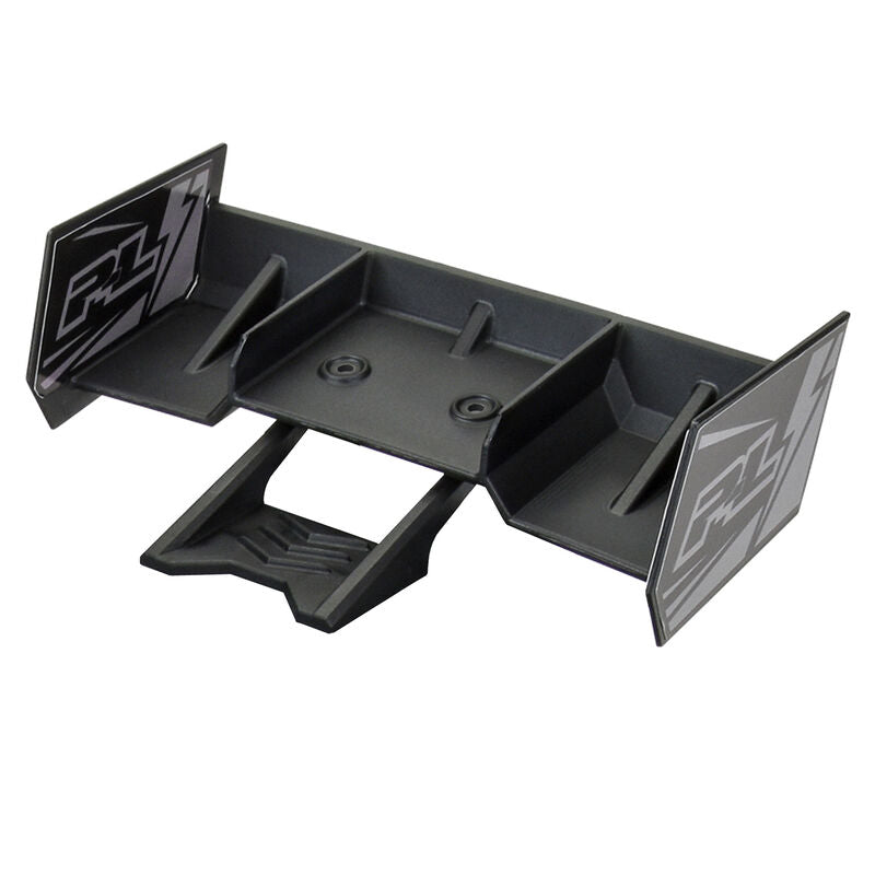 Pro-Line 1/18 Sector Wing Set and Roof Skids Black: Granite GROM