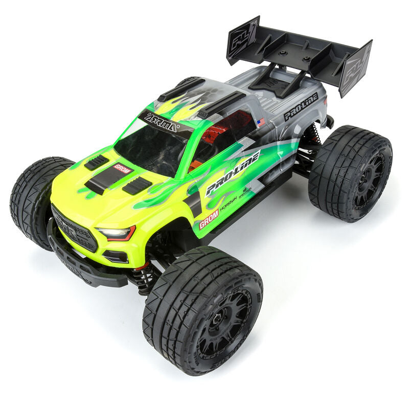 Pro-Line 1/18 Sector Wing Set and Roof Skids Black: Granite GROM