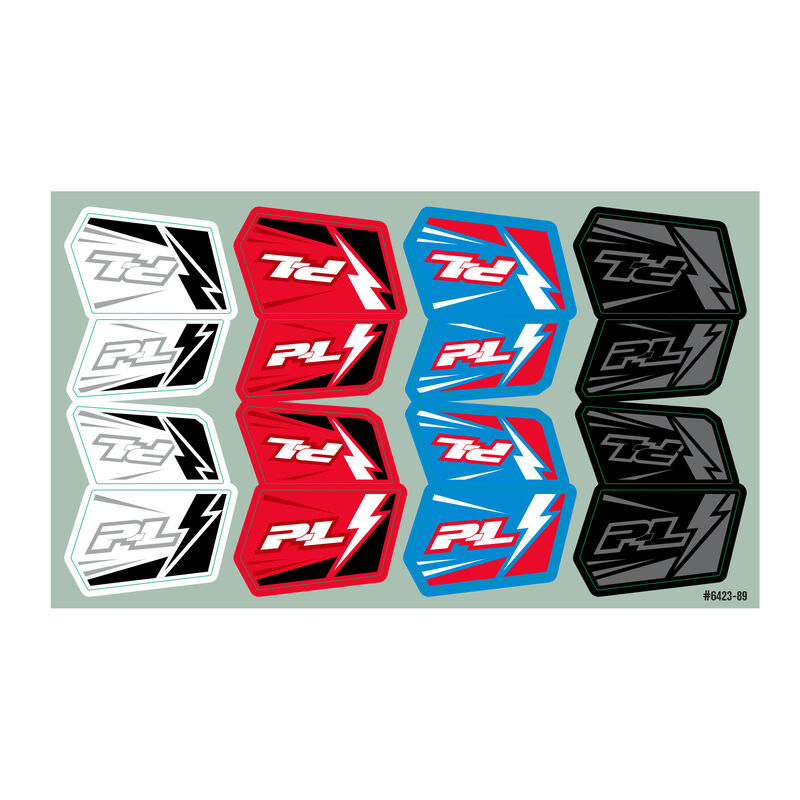 Pro-Line 1/18 Sector Wing Set and Roof Skids Black: Granite GROM