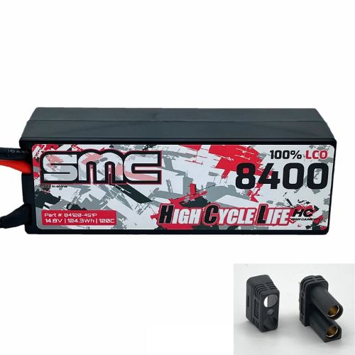 SMC HCL-HC 14.8V 4S 8400mAh 120C Hardcase Lipo Battery