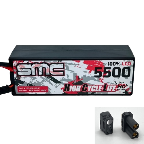 SMC HCL-HC 22.2V 6S 5500mAh 120C Hardcase Lipo Battery