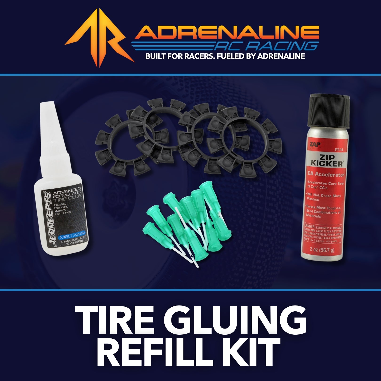 Adrenaline RC Tire Gluing Refill Kit