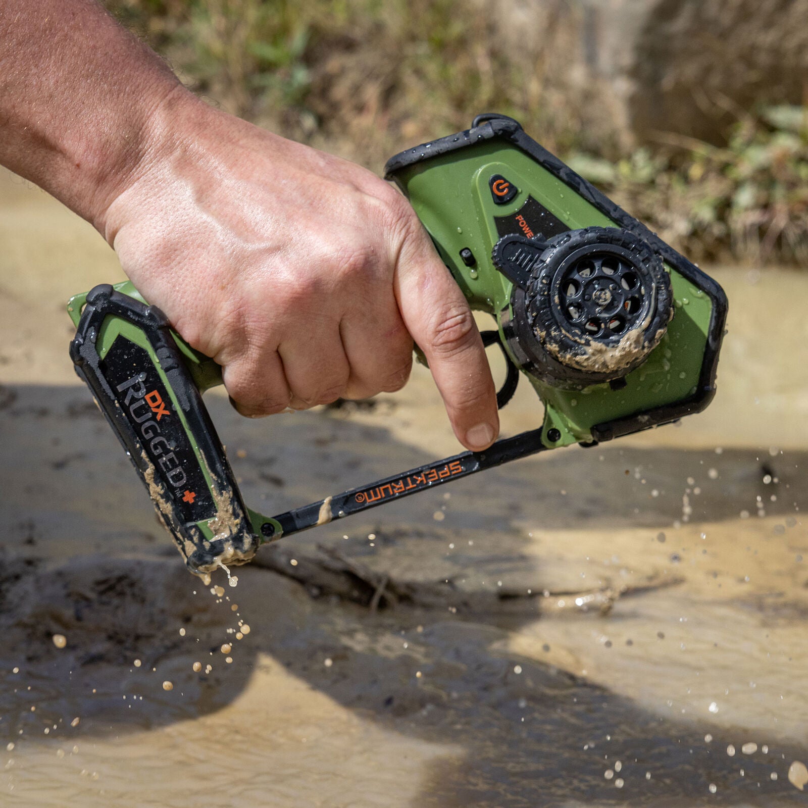 Spektrum DX Rugged+ 12-Channel DSMR+ Transmitter, Green