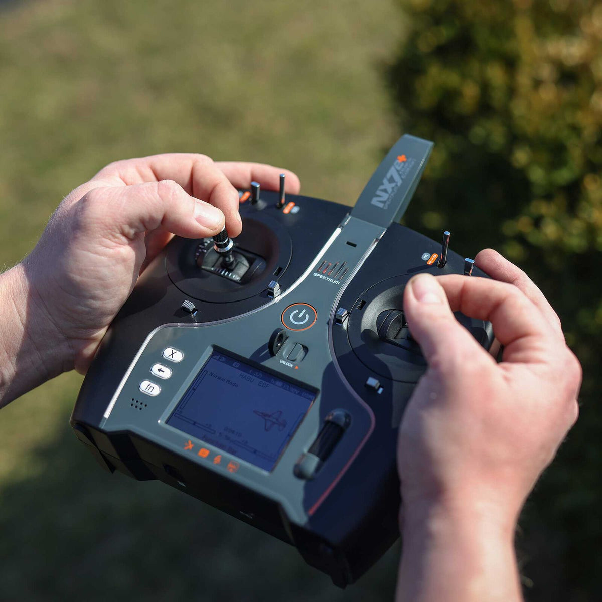 Spektrum NX7e+ 14-Channel DSMX Transmitter Only, Black Edition