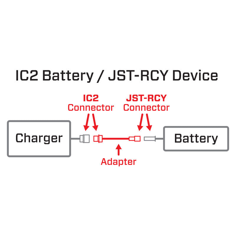 Adaptador Spektrum: Batería IC2 / JST - Dispositivo RCY 