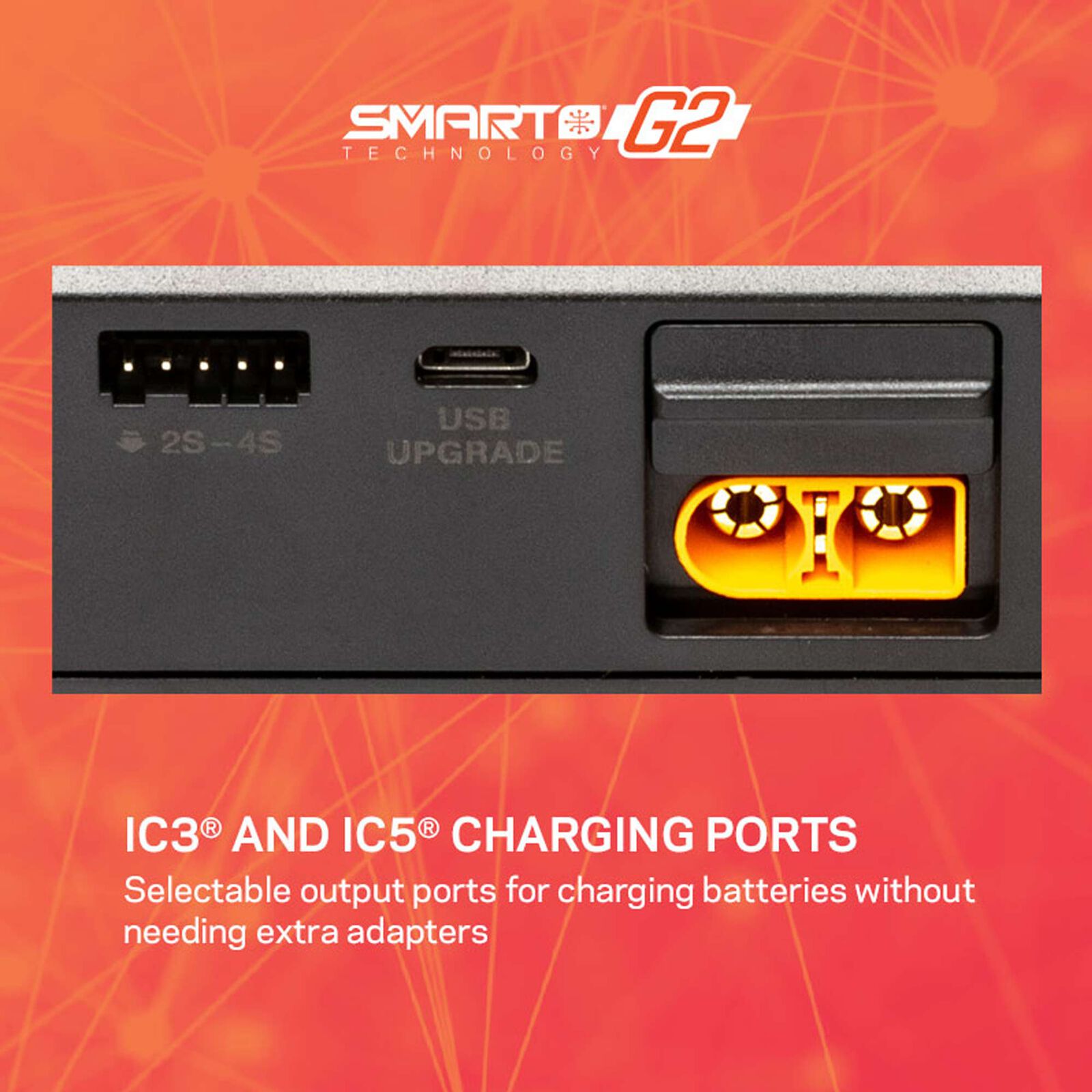 Spektrum Accessories Smart Powerstage Air Bundle: G2 2200mAh 3S LiPo IC3 & S155 Charger