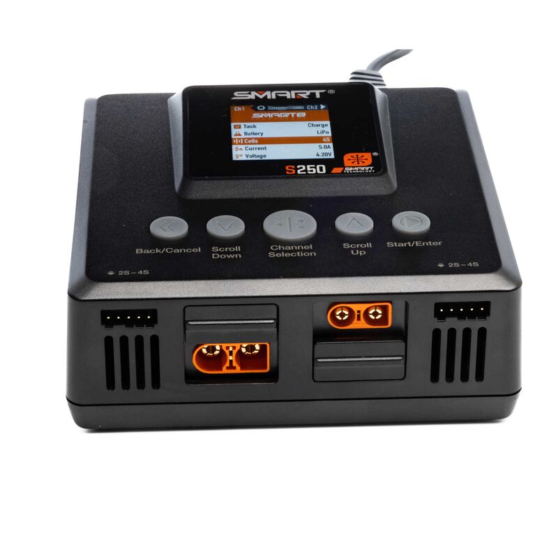 Spektrum Smart Powerstage Air Bundle: G2 2200mAh 4S 50C LiPo IC3 & S250 Charger (2)