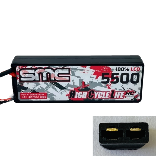 SMC HCL-HC 11.1V 3S 5500mAh 120C Hardcase Lipo Battery