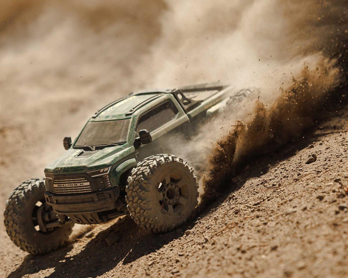 Arrma Big Rock 4X4 V4 223S DSC 1/10 RTR Brushless 4WD Monster Truck w/Spektrum SLT3 2.4GHz Radio (Assorted Colors)